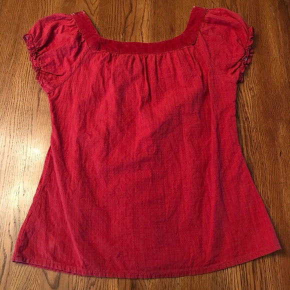 Maurices Cord Trim Top Sz Med - Picture 2 of 8